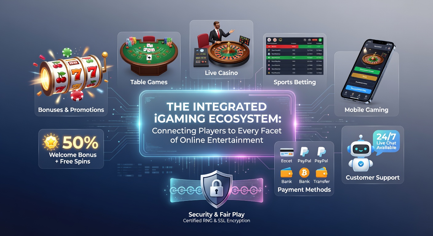 Bunte Darstellung eines Online-Casino-Turniers mit Slots, Karten und Sportwetten-Symbolen, die um Preise konkurrieren